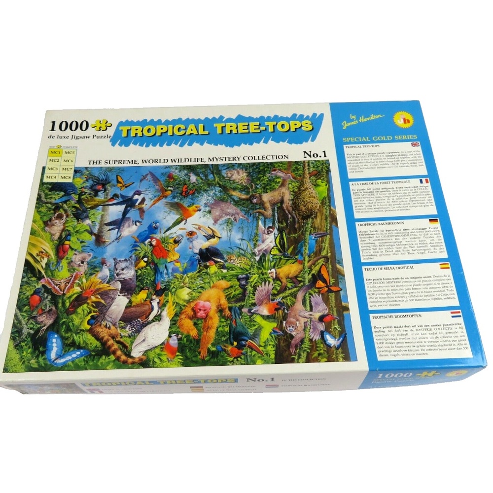 NEW- Tropical Tree-Tops 1000 pc jigsaw puzzle by James Hamilton